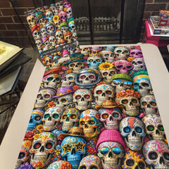 Varied Floral Skulls Jigsaw Puzzle 1000 Piece