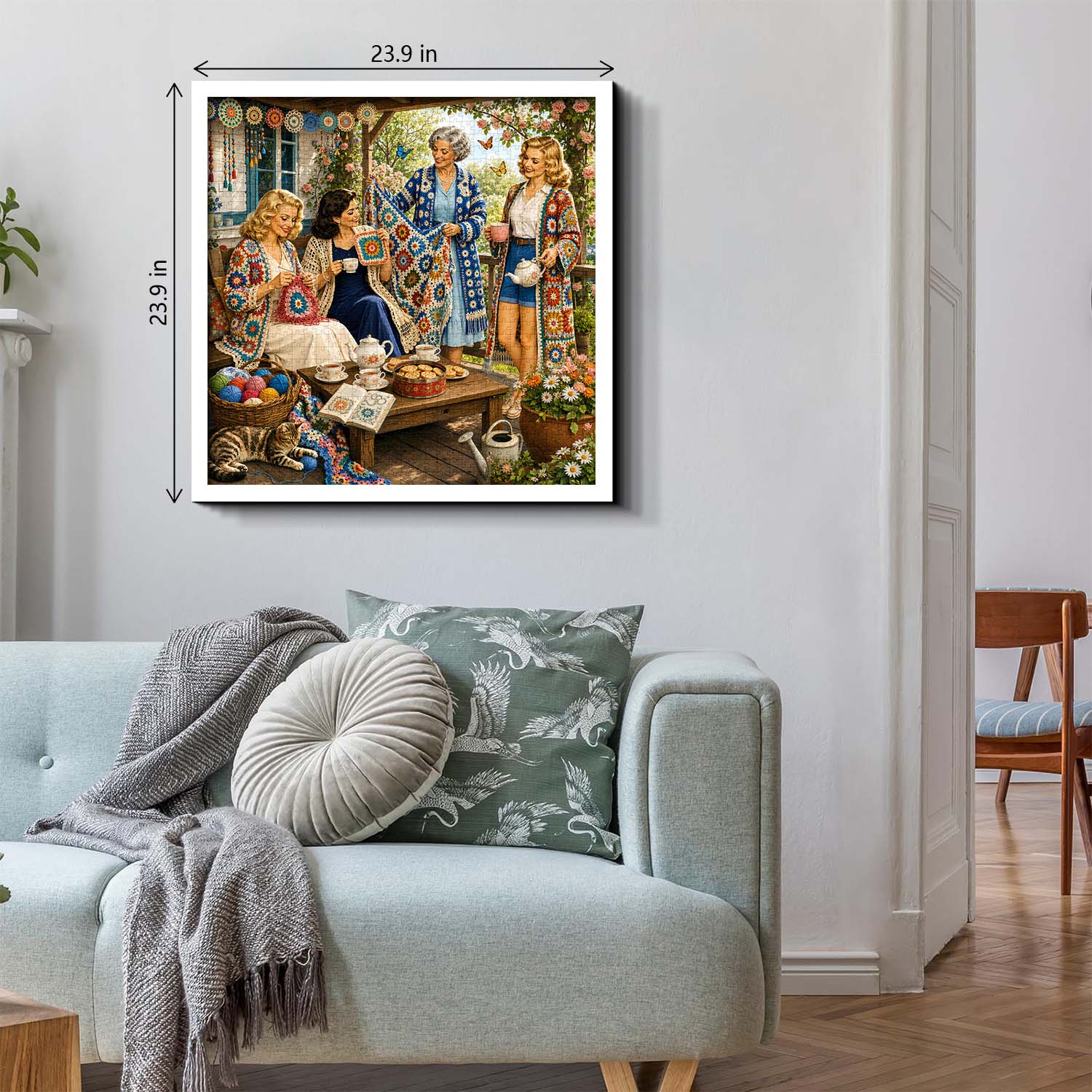 Old Time Weaving Society Jigsaw Puzzle 1000 Pieces