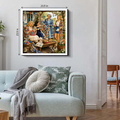 Old Time Weaving Society Jigsaw Puzzle 1000 Pieces