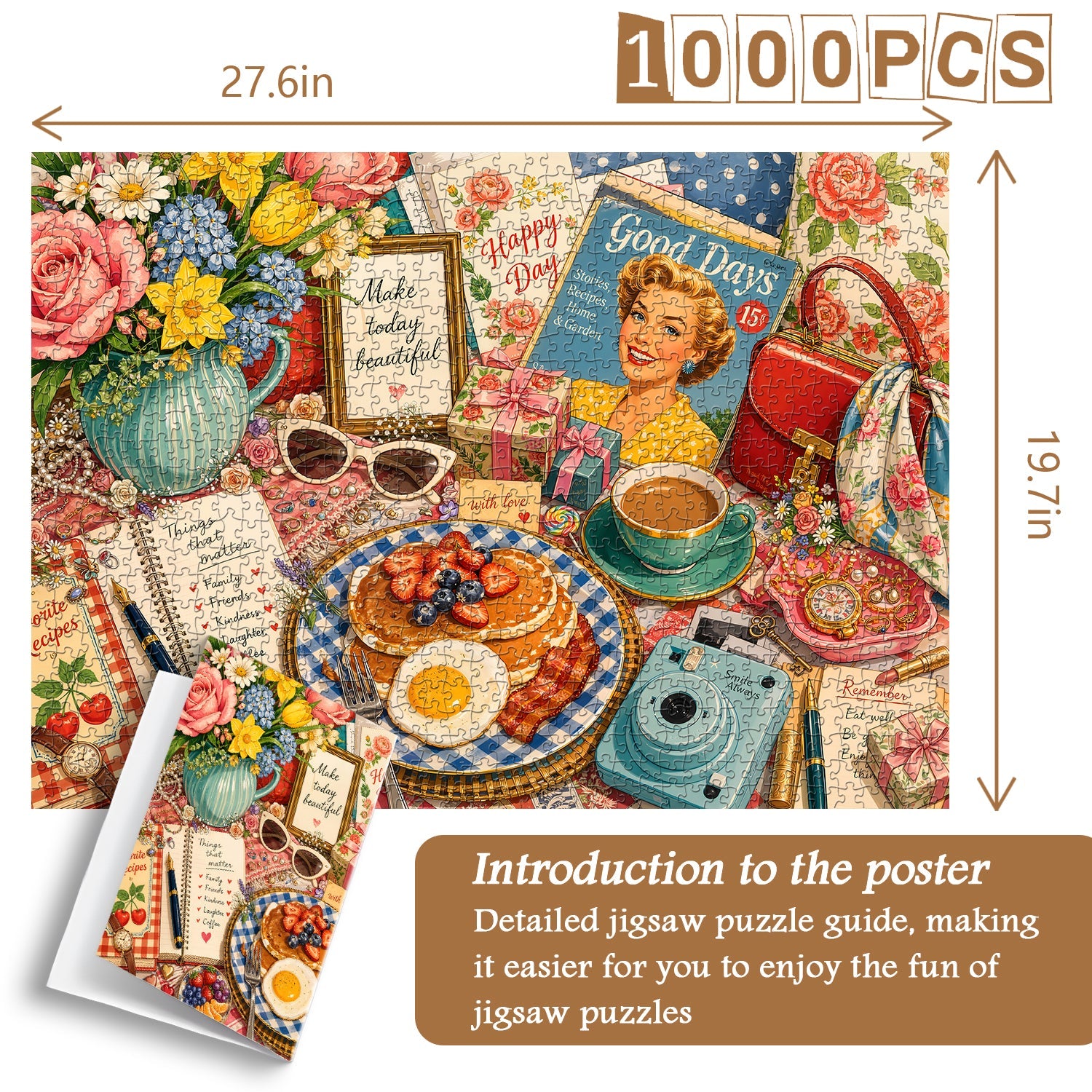 Good Days Breakfast Jigsaw Puzzle 1000 Piece