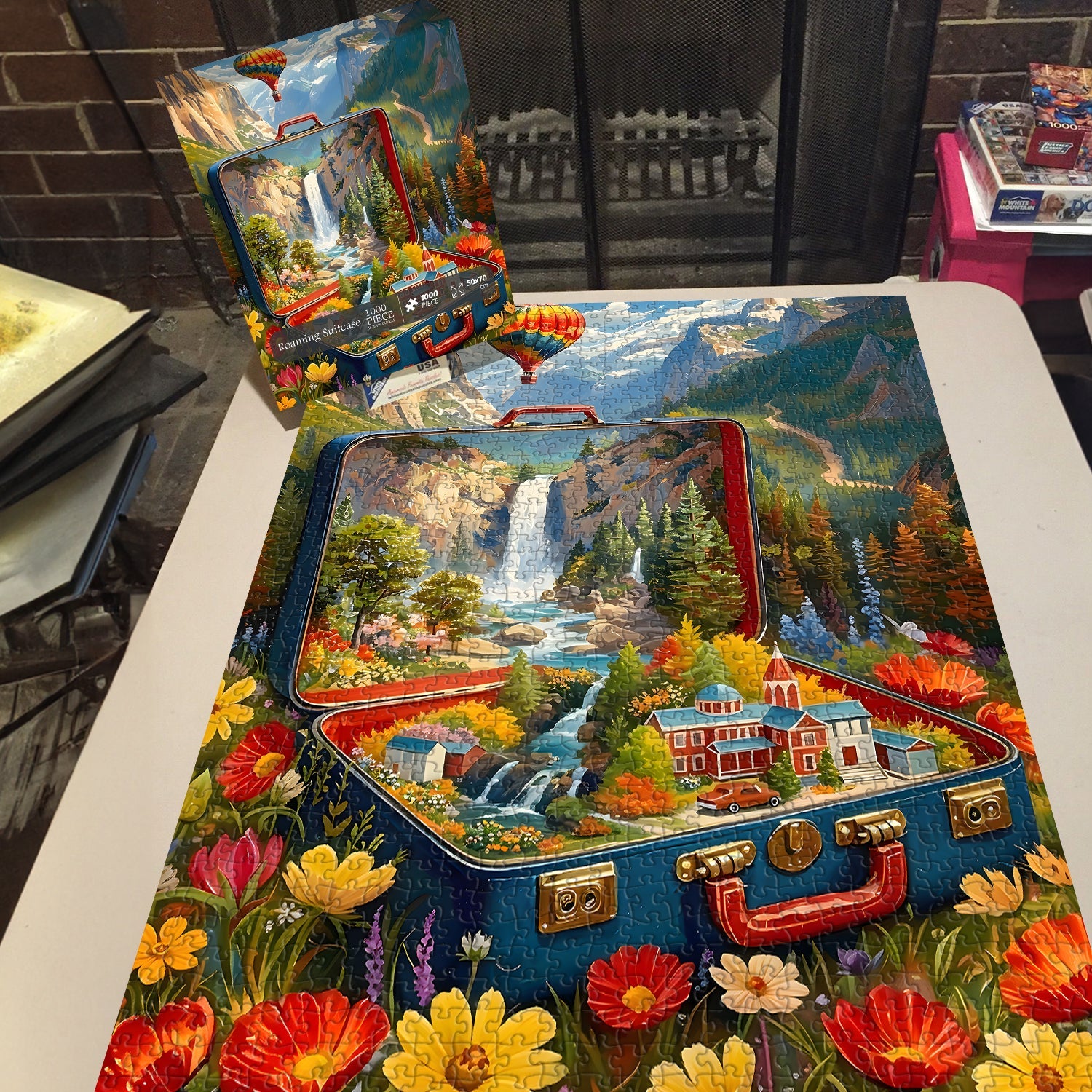 Roaming Suitcase  Jigsaw Puzzle 1000 Piece