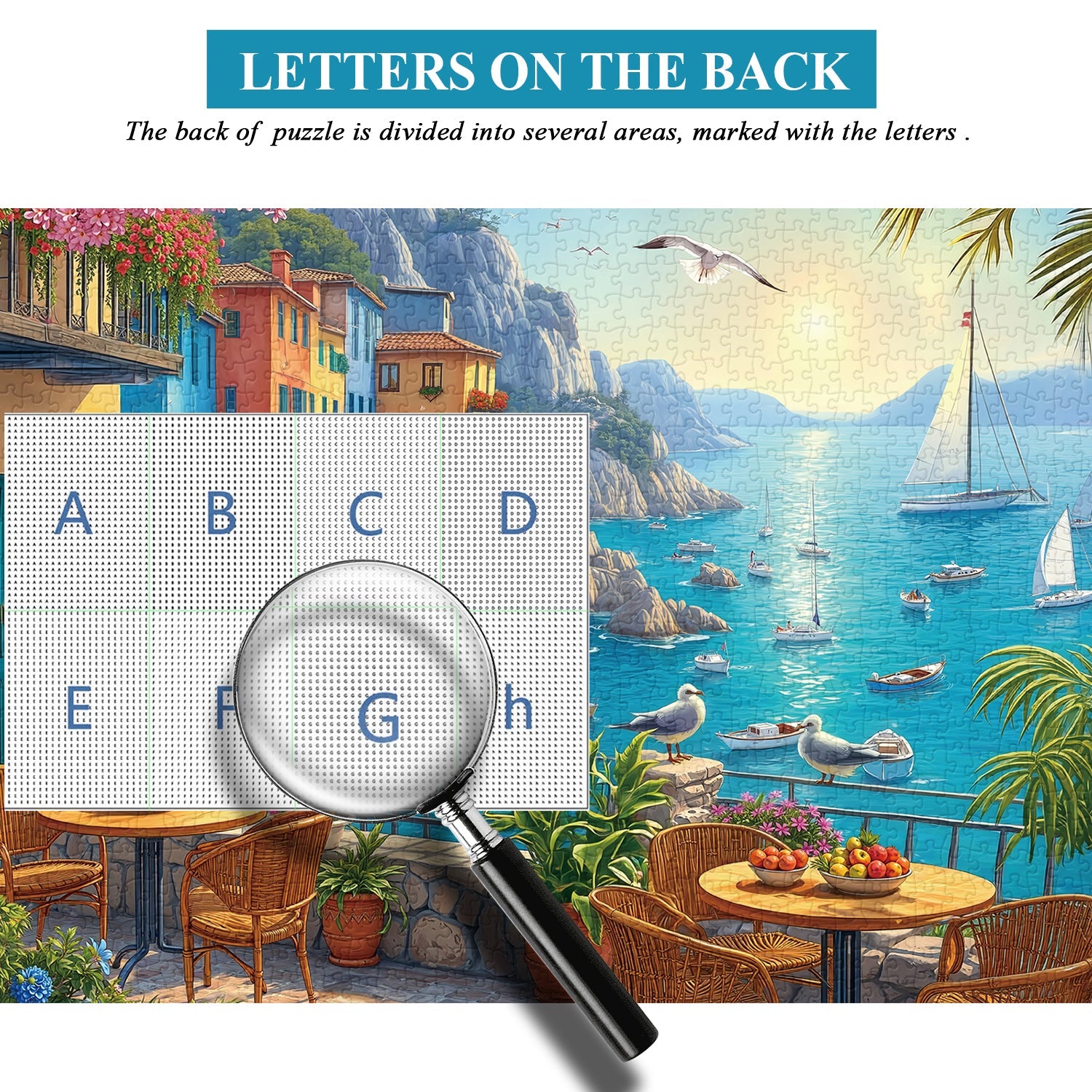 Mediterranean Afternoon Jigsaw Puzzle 1000 Pieces