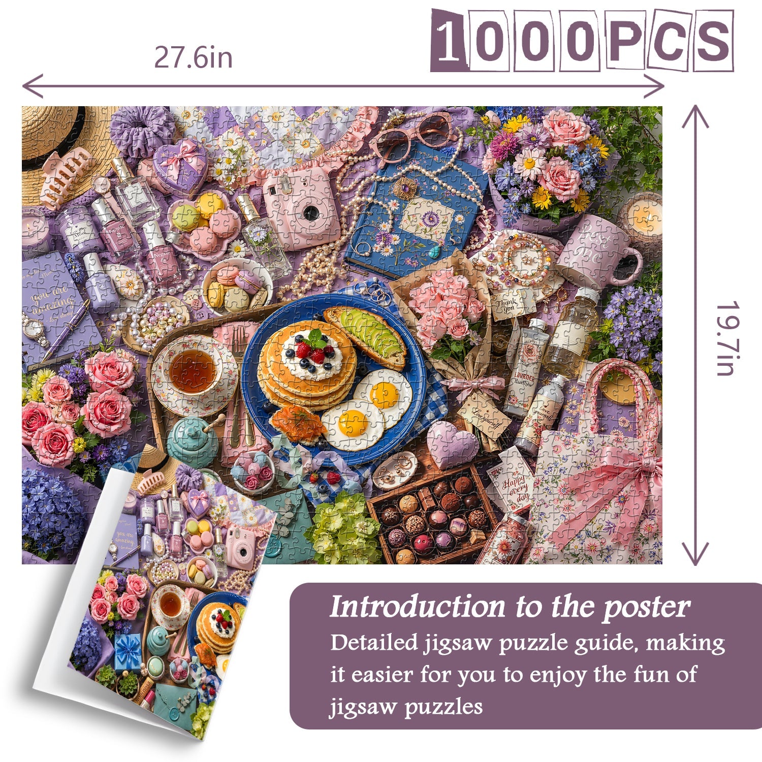 Sweet Petal Feast Jigsaw Puzzle 1000 Piece