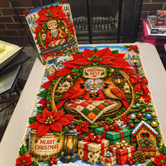 Christmas Cardinals Jigsaw Puzzle 1000 Pieces
