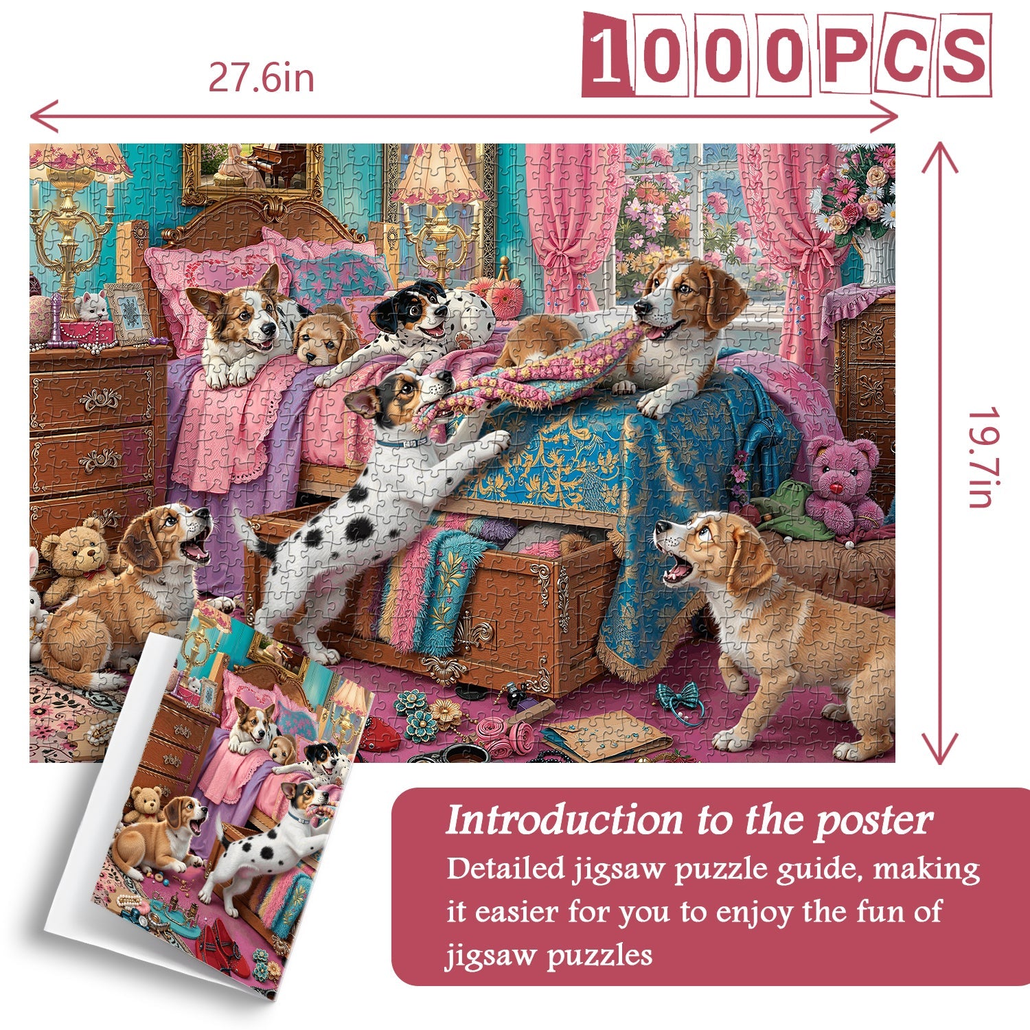 Bedroom Rascal Squad Jigsaw Puzzle 1000 Piece