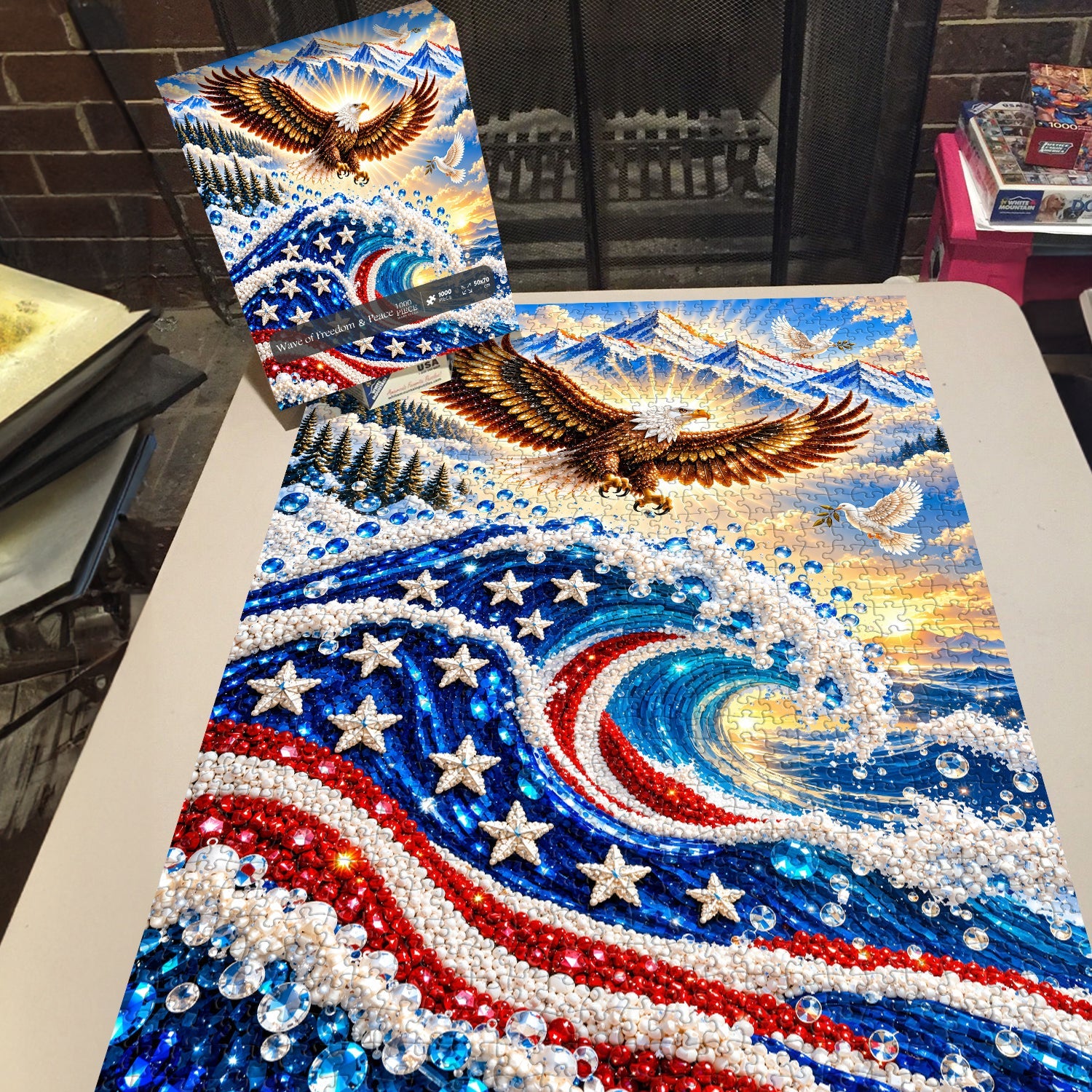 Wave of Freedom ＆ Peace Jigsaw Puzzle 1000 Pieces