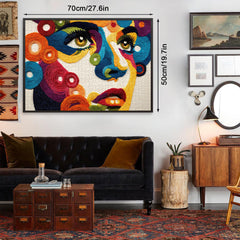 Puzzle puzzle portrait textile 1000 pièces