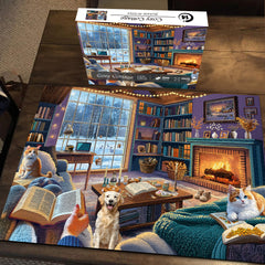 Gemütliches Cottage-Puzzle, 1000 Teile