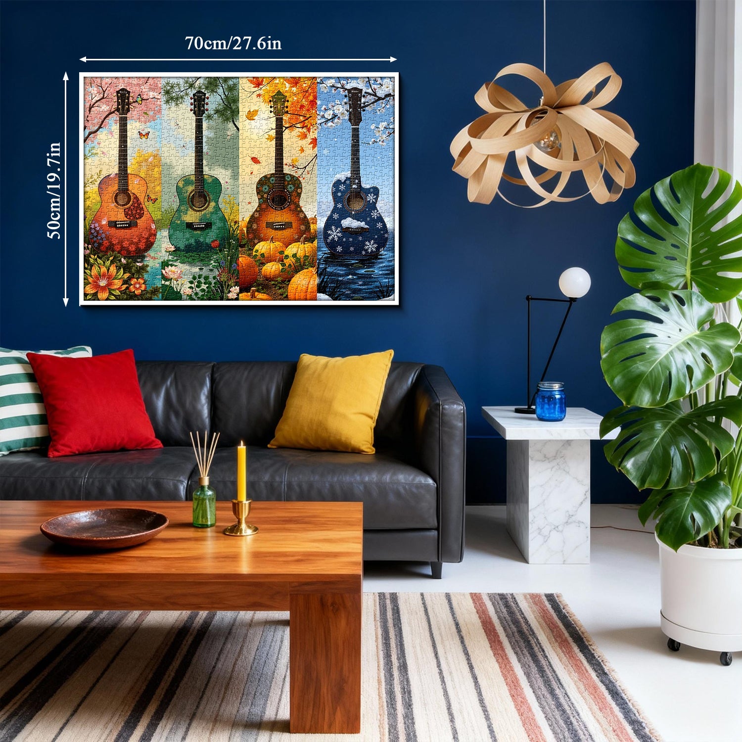 Four Seasons Guitar Jigsaw Puzzle 1000 Pieces