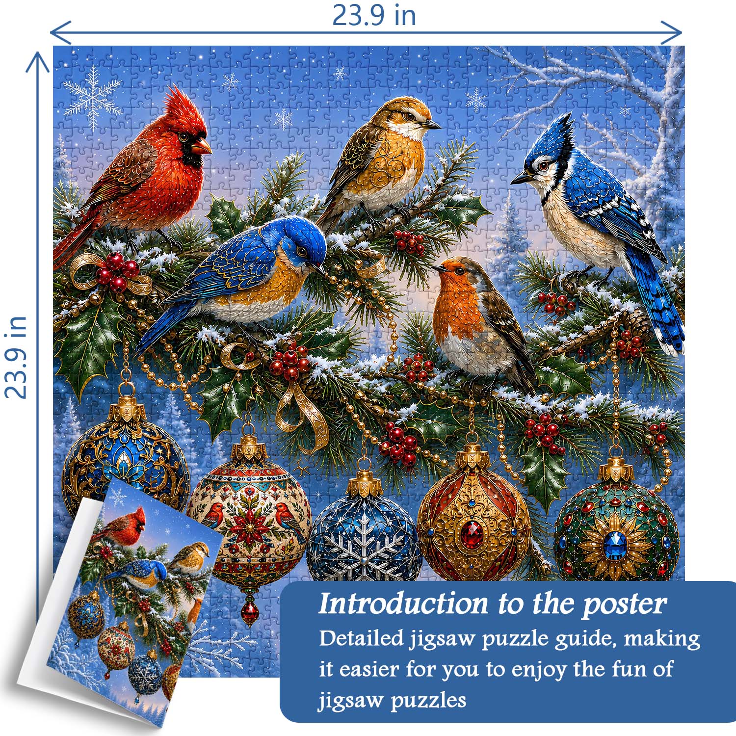 Christmas Sparrow Song Jigsaw Puzzle 1000 Pieces