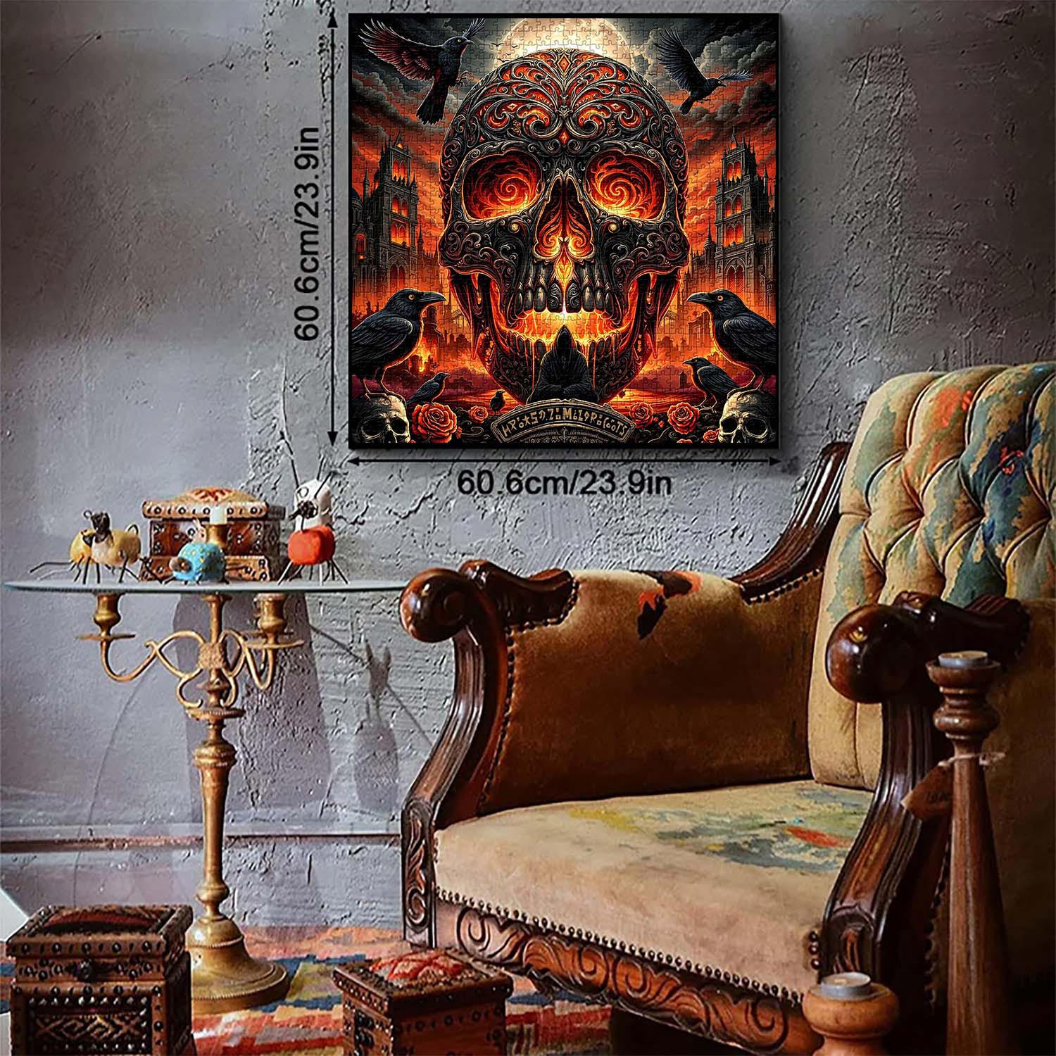 Ember Skull Festival Jigsaw Puzzle 1000 Pieces