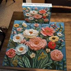 Flower Symphony Jigsaw Puzzles 1000 Pieces