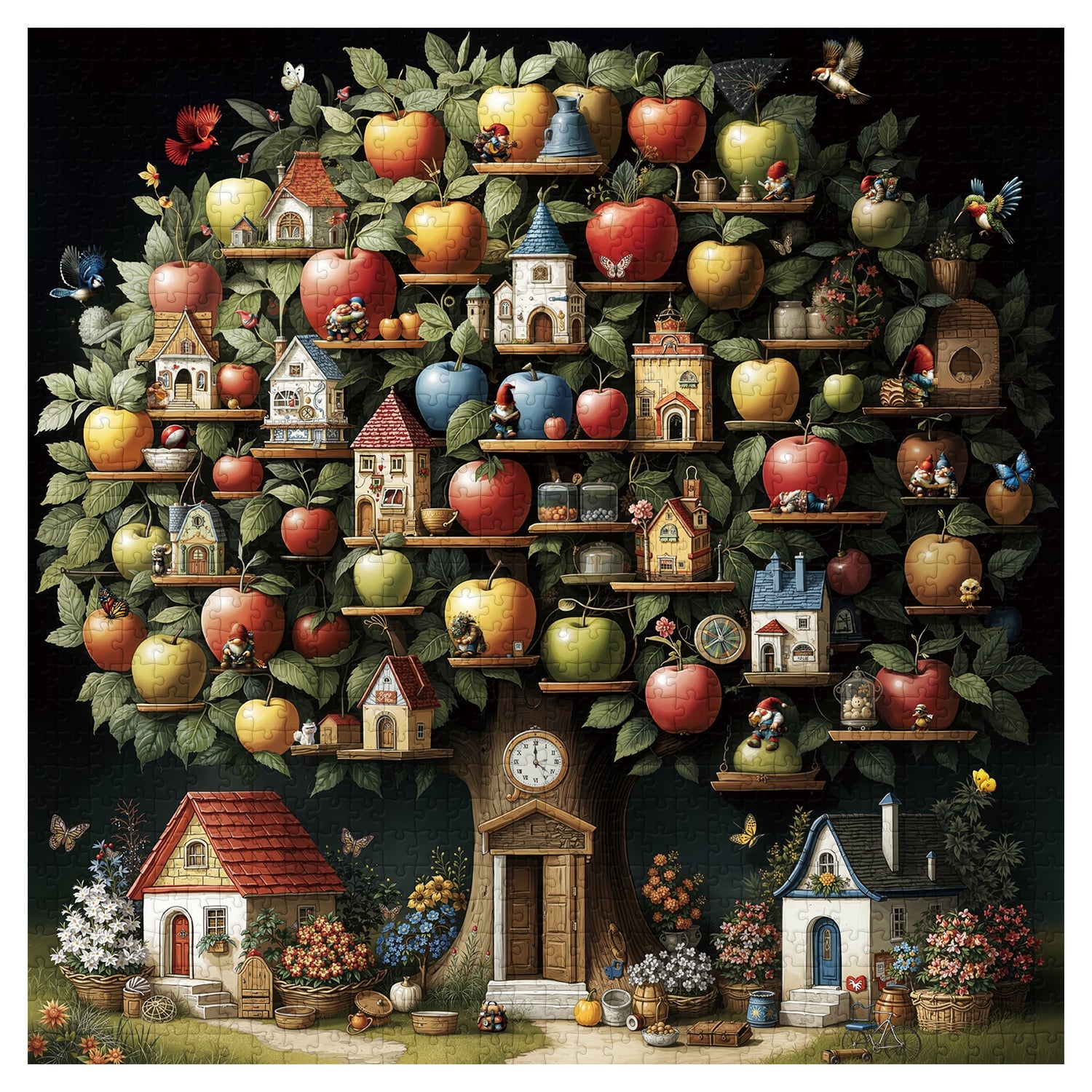 Dwarf's Apple Retreat Jigsaw Puzzle 1000 Piece