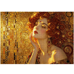 Golden Whirl Elegance Jigsaw Puzzle 1000 Piece