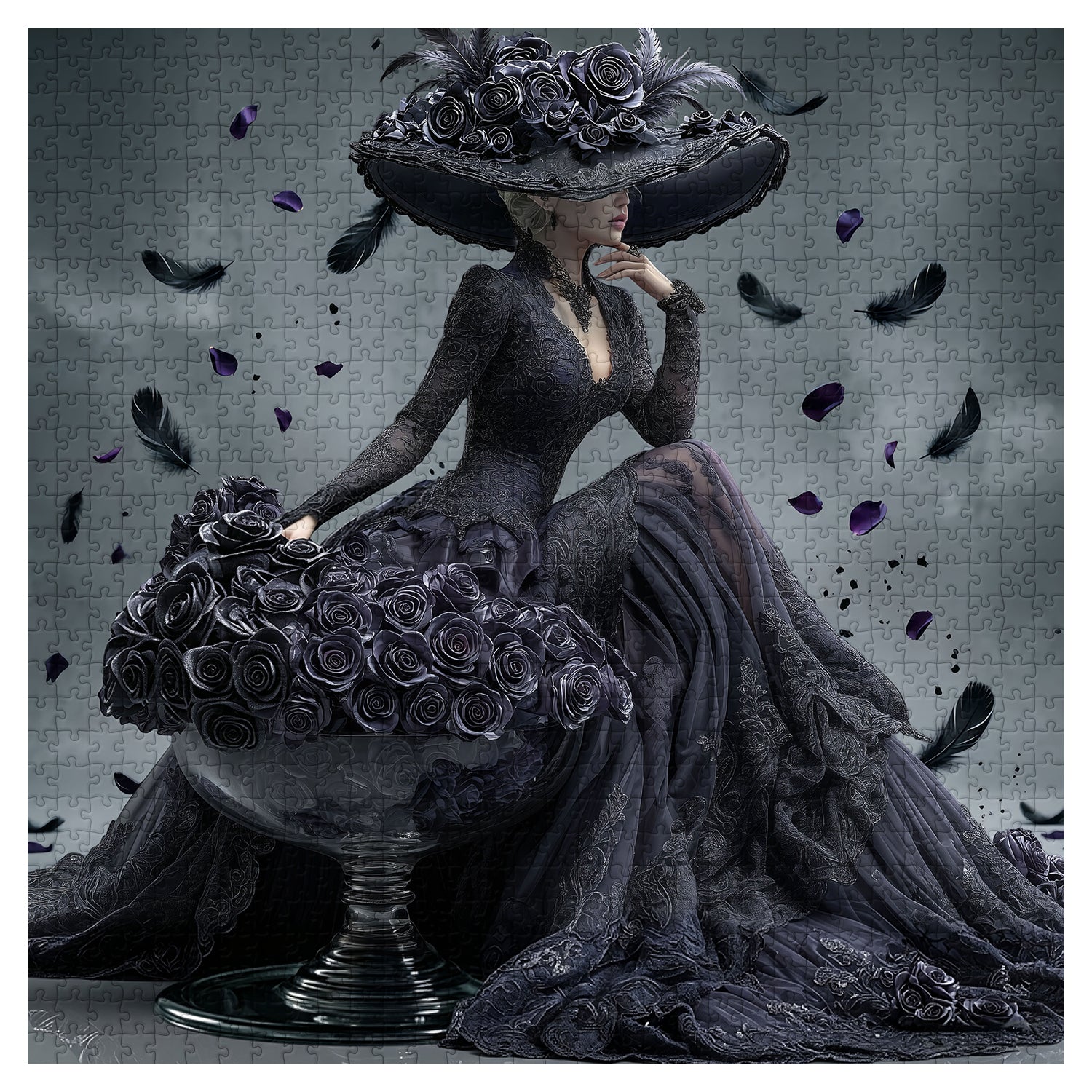 Lady of Shadows Jigsaw Puzzle 1000 Pieces