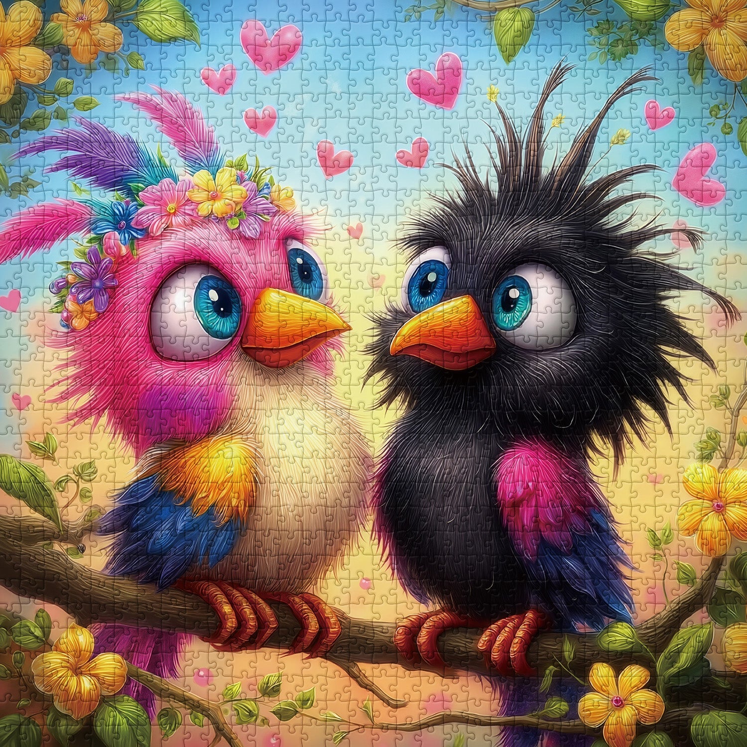 Colorful Romance Jigsaw Puzzle 1000 Pieces