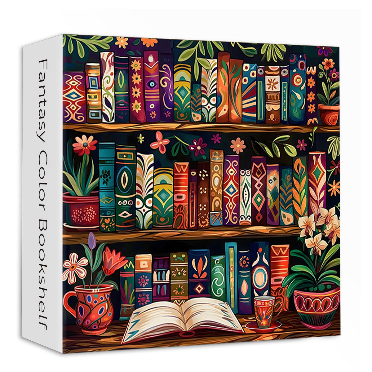 Fantasy Color Bookshelf Jigsaw Puzzles 1000 Pieces