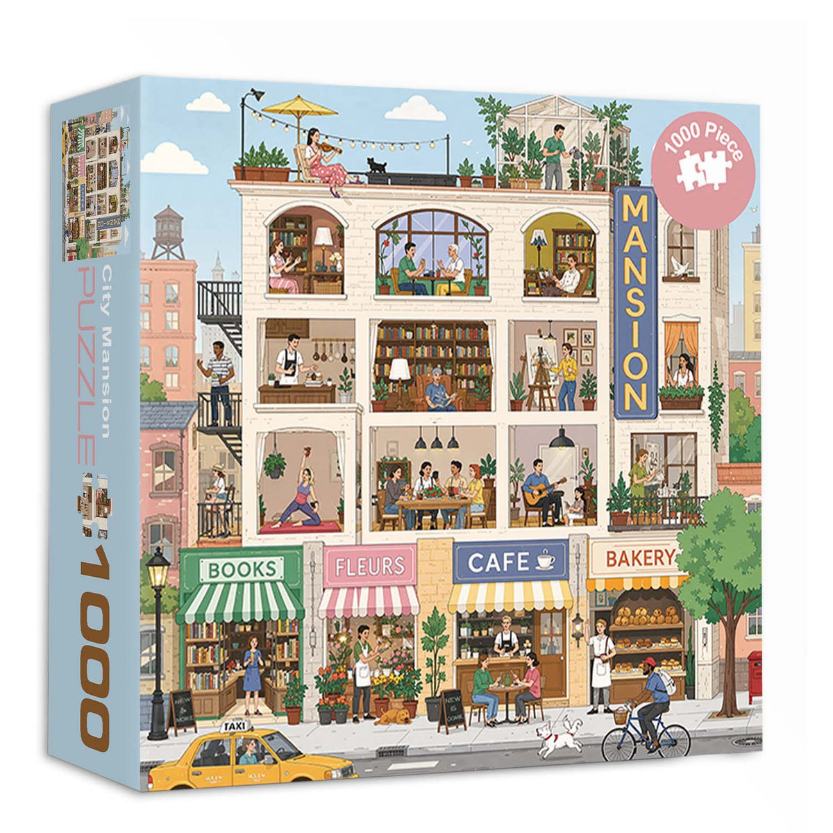 City Mansion Jigsaw Puzzle 1000 Piece