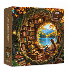 Autumn Book House Jigsaw Puzzle 1000 Piece