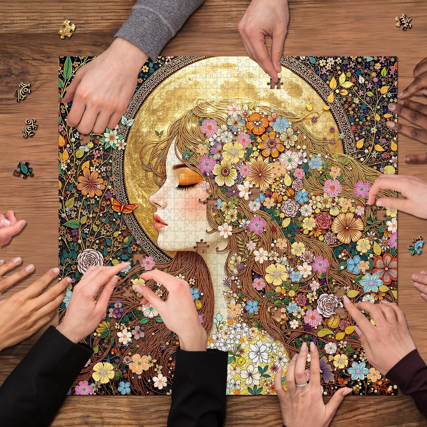 Wildflower Muse Jigsaw Puzzle 1000 Piece