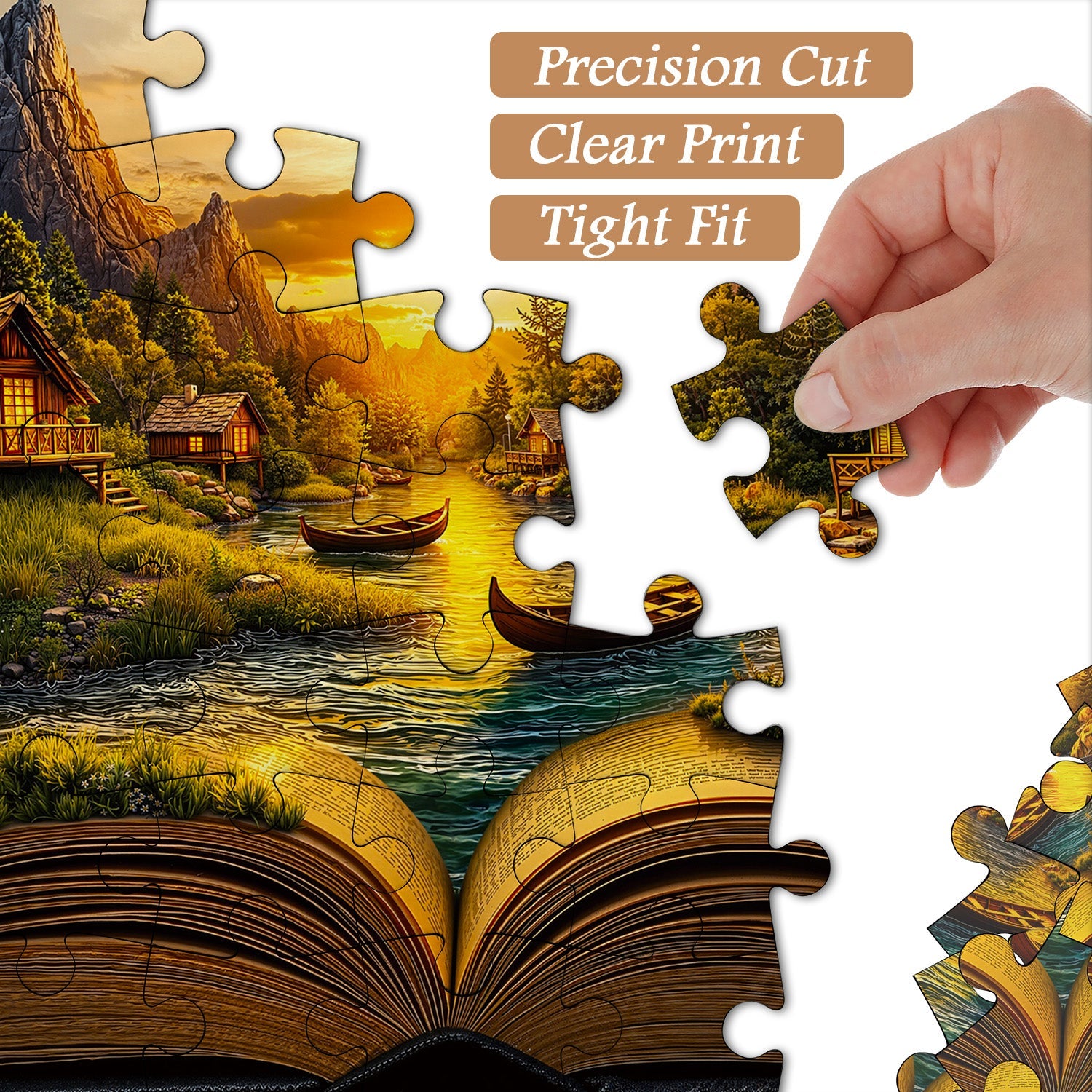 Book of Sunset Jigsaw Puzzle 1000 Piece