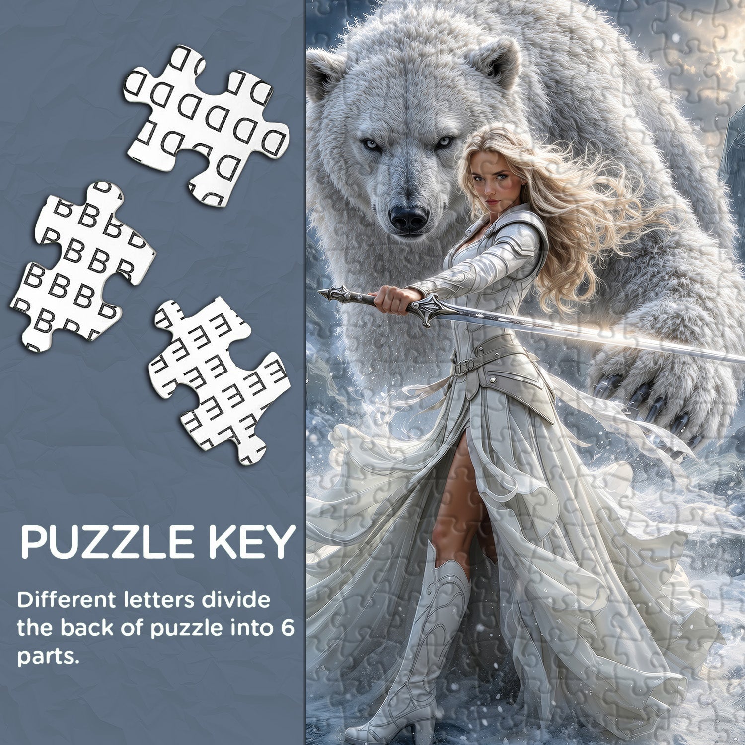 Ice Valkyrie Jigsaw Puzzle 1000 Pieces