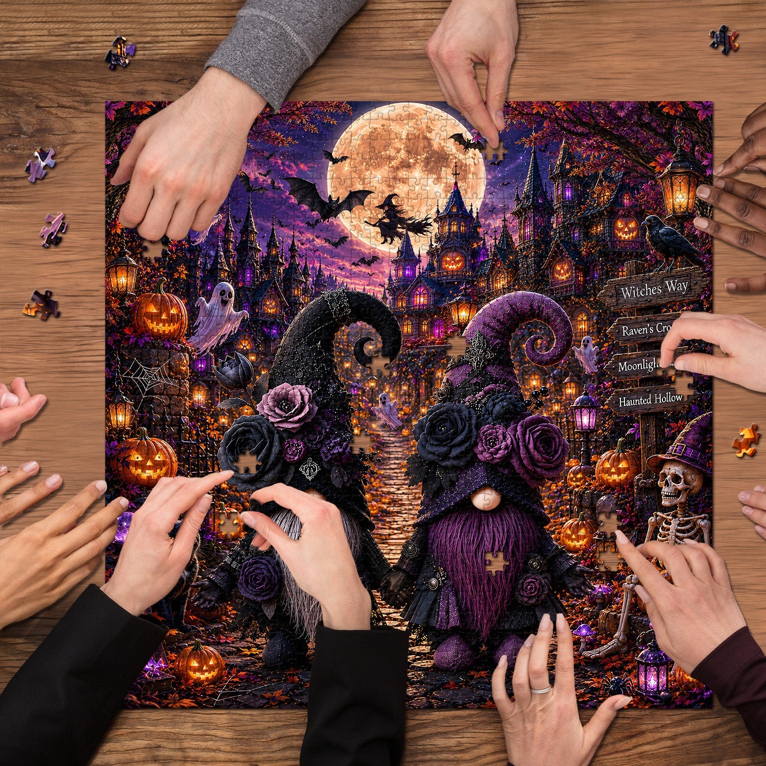 Witchy Gnomes Jigsaw Puzzle 1000 Pieces