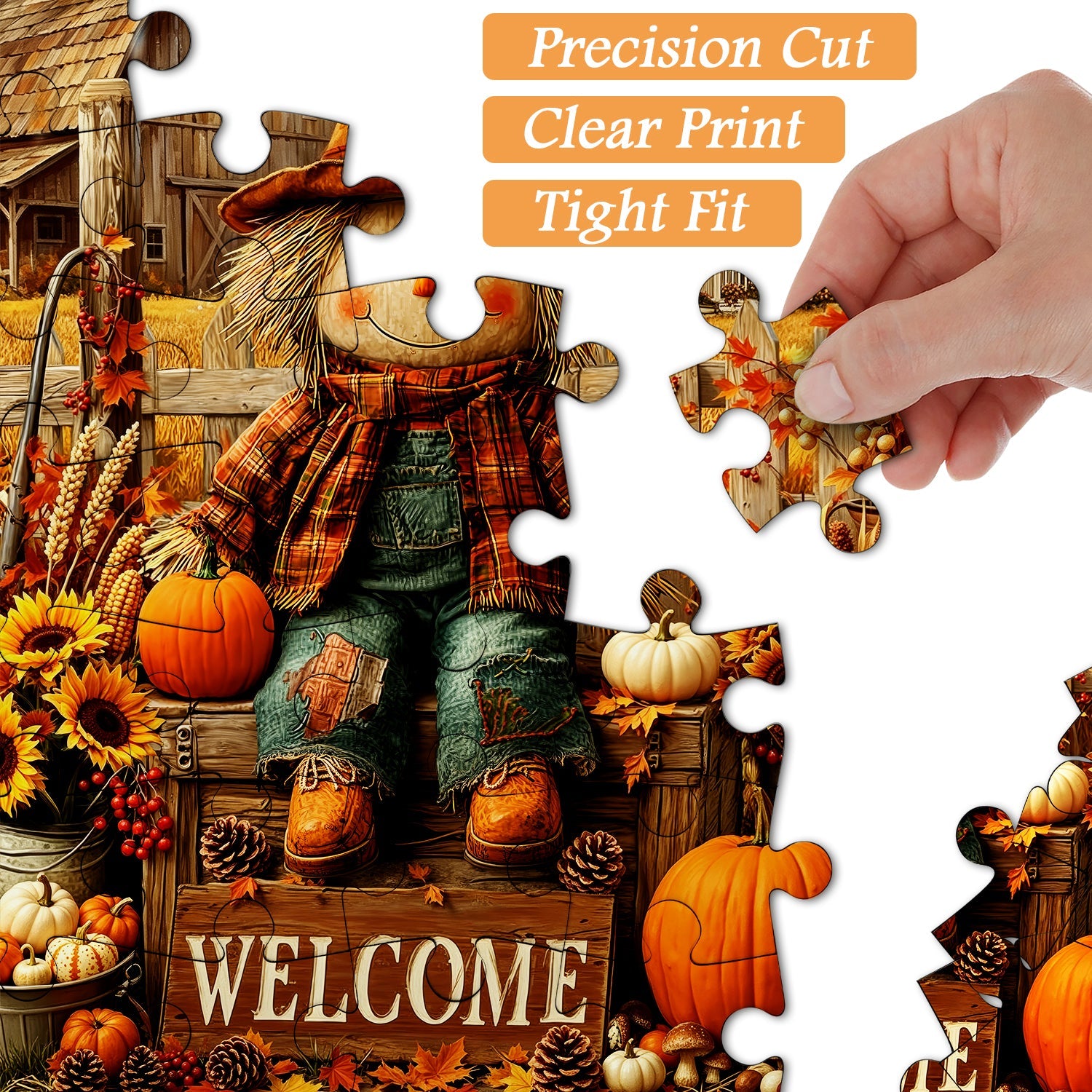 Scarecrow’s Harvest Jigsaw Puzzle 1000 Pieces