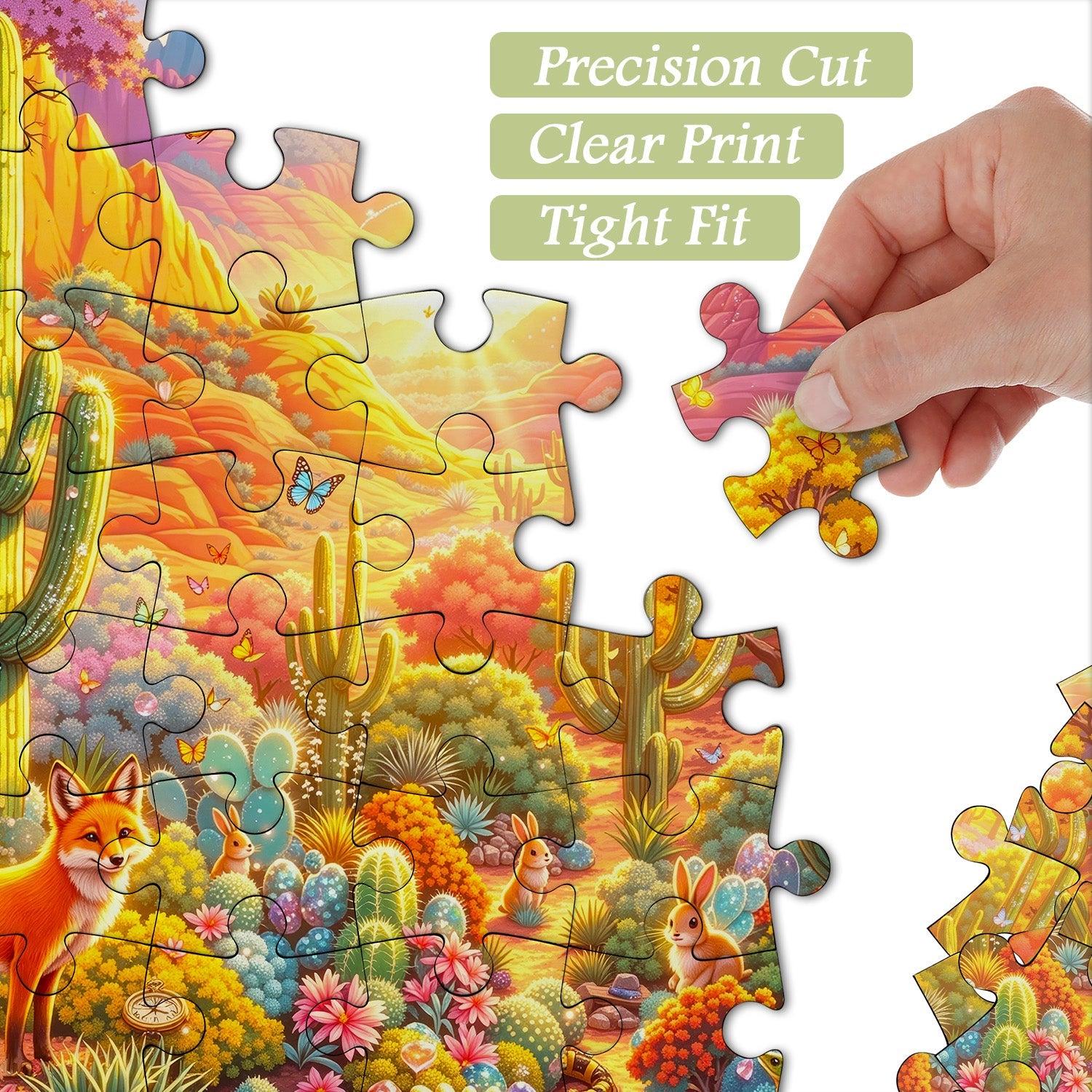 Fox's Desert Adventure  Jigsaw Puzzle 1000 Piece