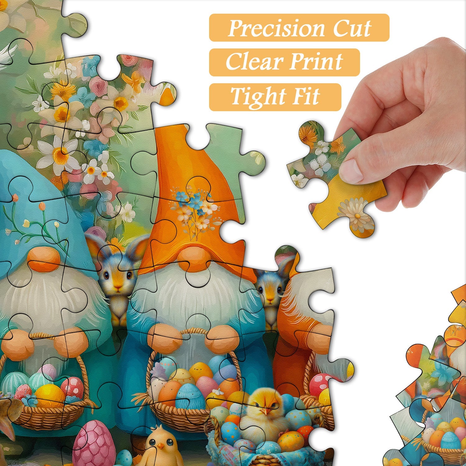 Easter Graden Gnomes Jigsaw Puzzle 1000 Pieces