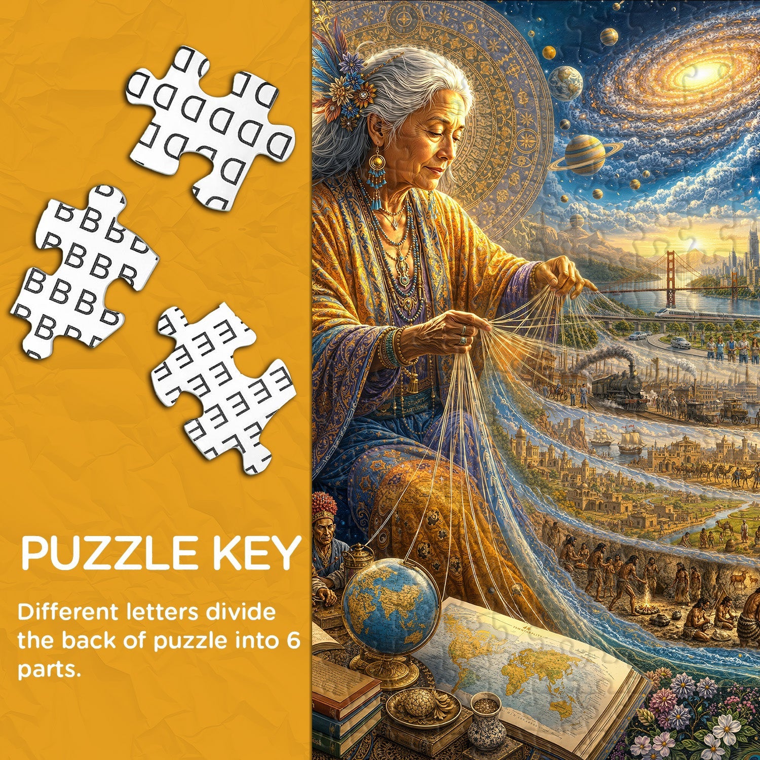 Weaver of Ages Jigsaw Puzzle 1000 Piece