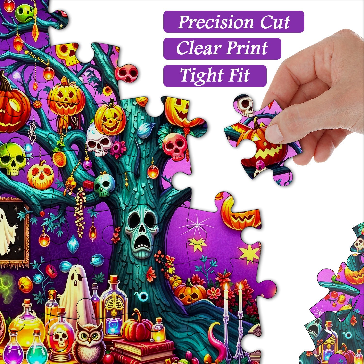 Halloween Spooky Treehouse Jigsaw Puzzle 1000 Pieces