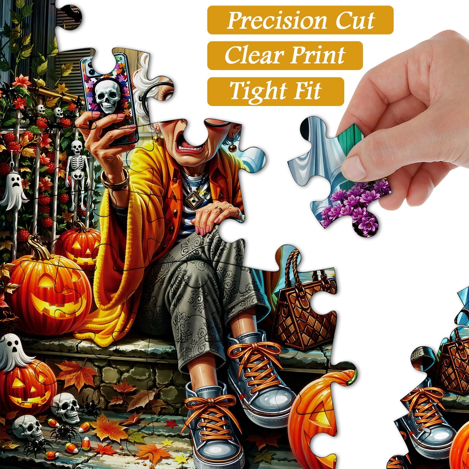 Puzzle selfie effrayant de 1000 pièces
