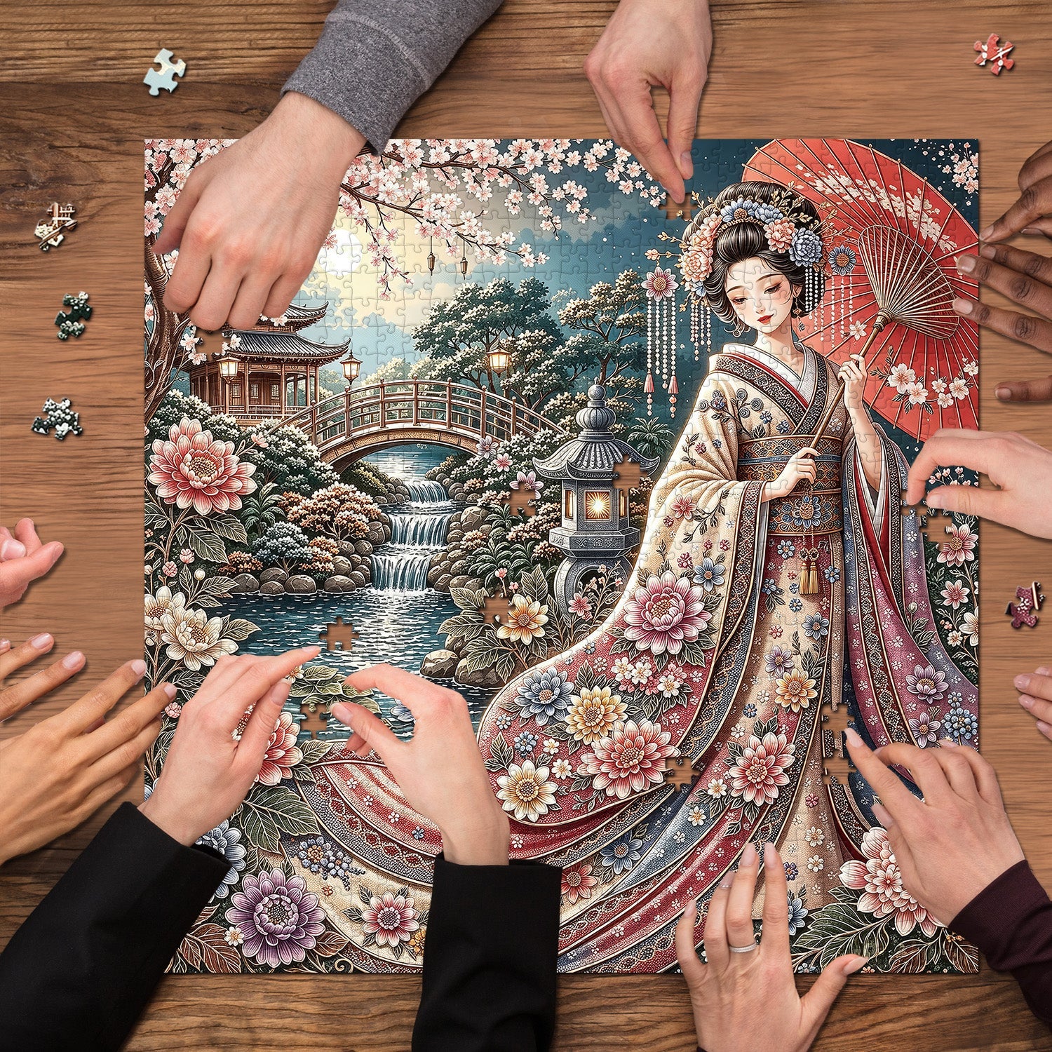 Puzzle de 1000 pièces Beauté au clair de lune