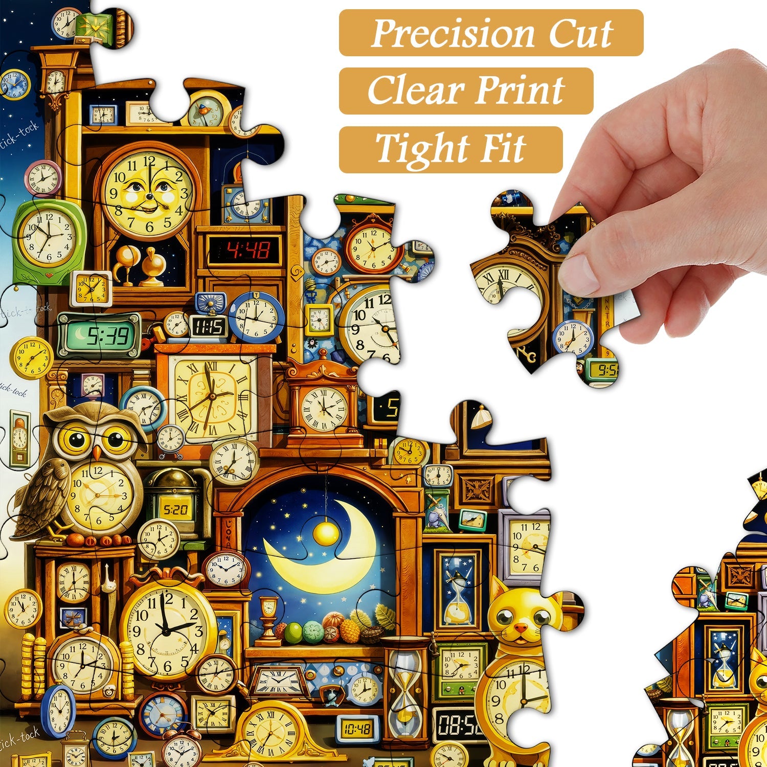 Clock Wonderland Jigsaw Puzzle 1000 Piece