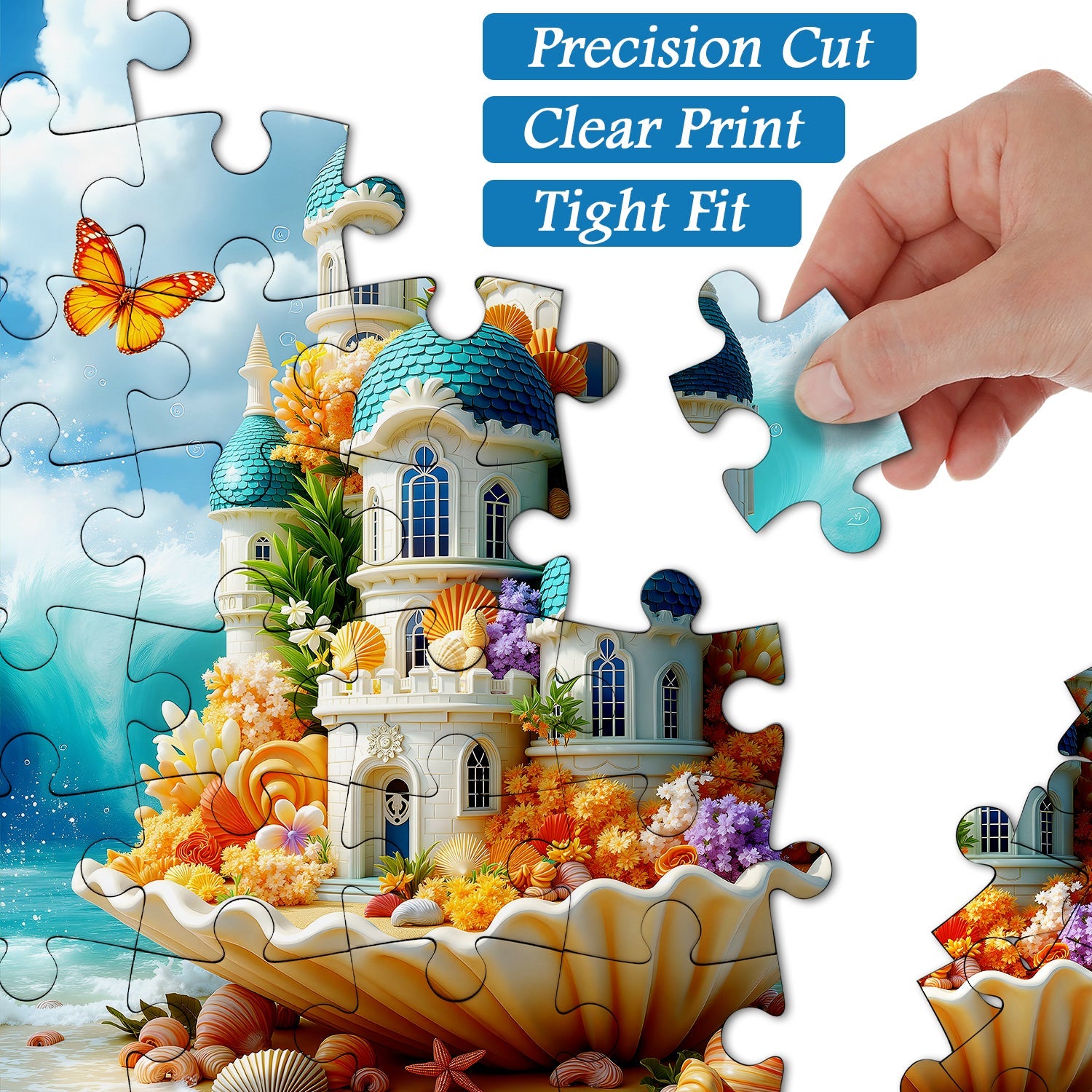 Seashell Castle Jigsaw Puzzle 1000 Pieces