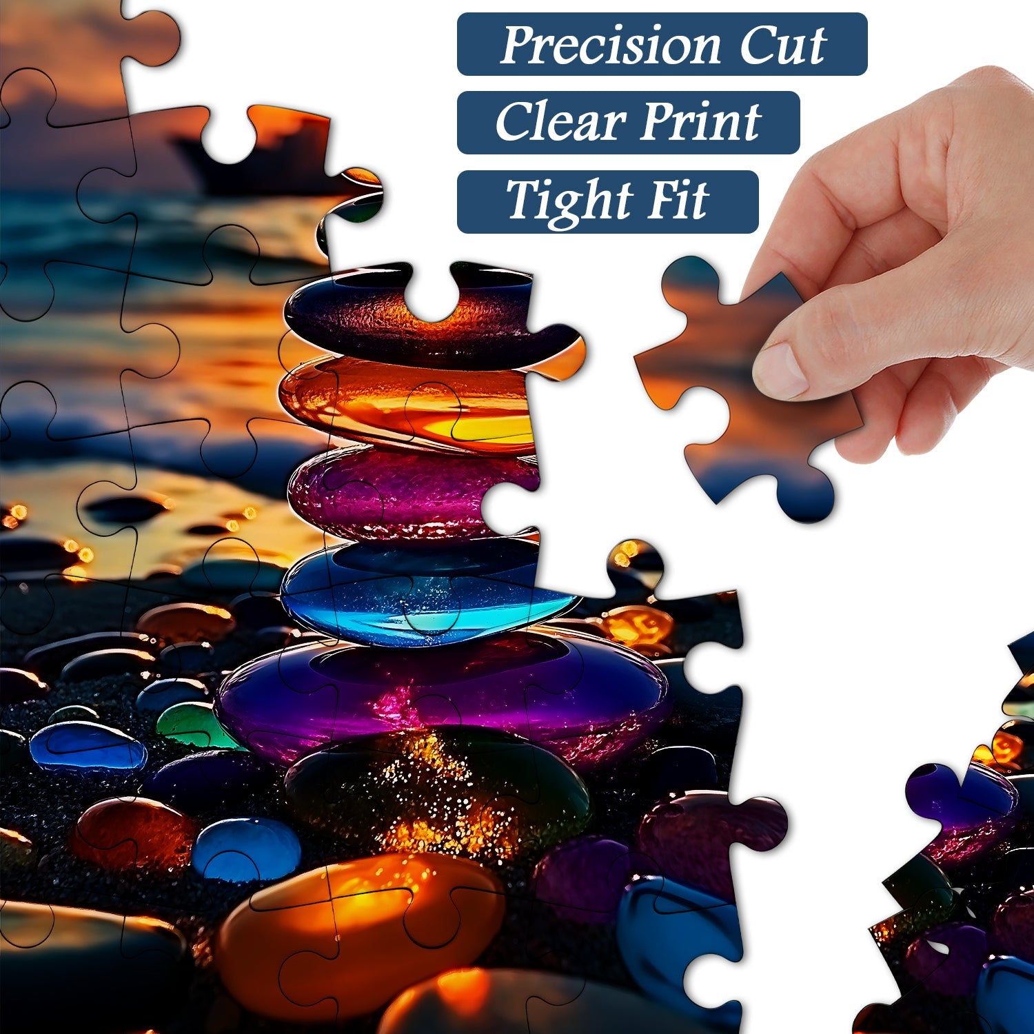 Sunset Stones Jigsaw Puzzle 1000 Pieces