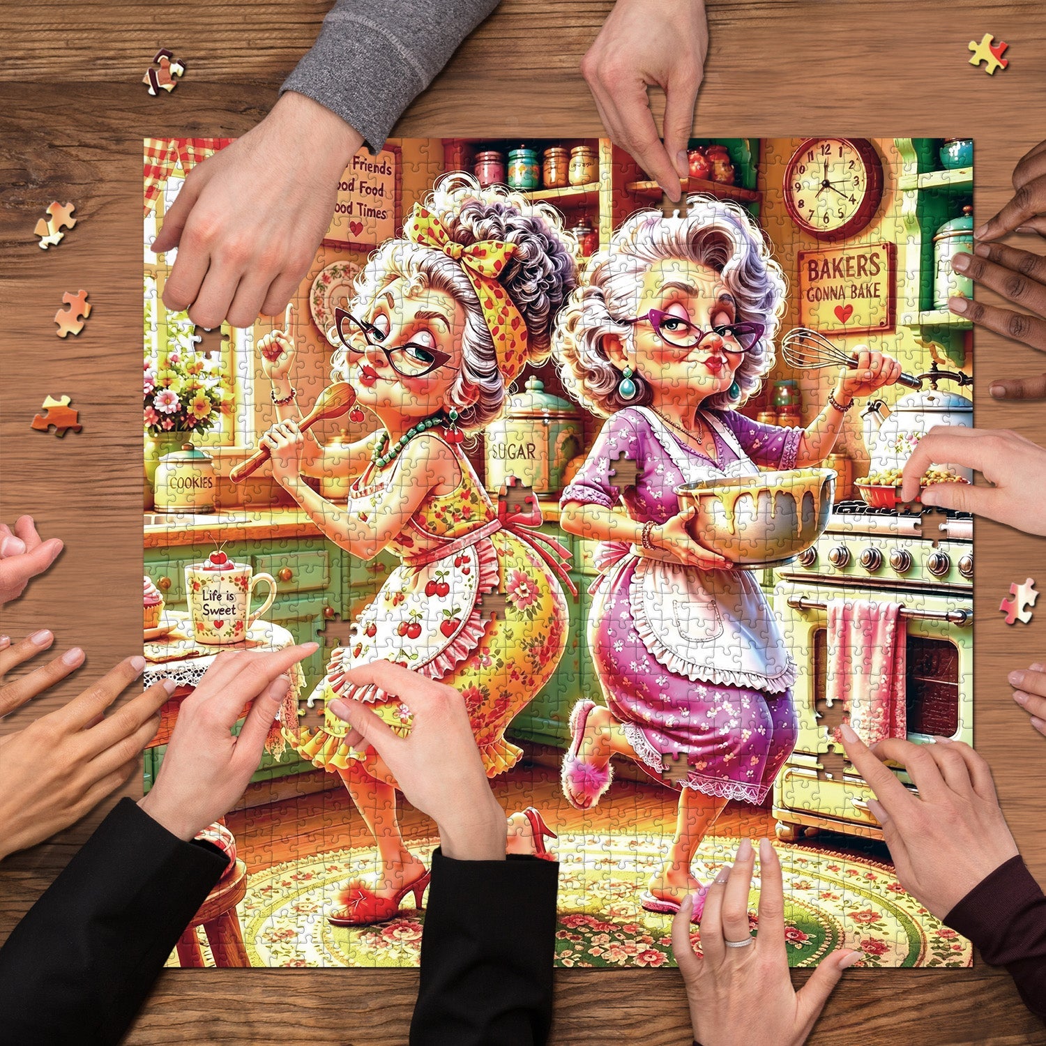 Baking Friends Jigsaw Puzzle 1000 Piece