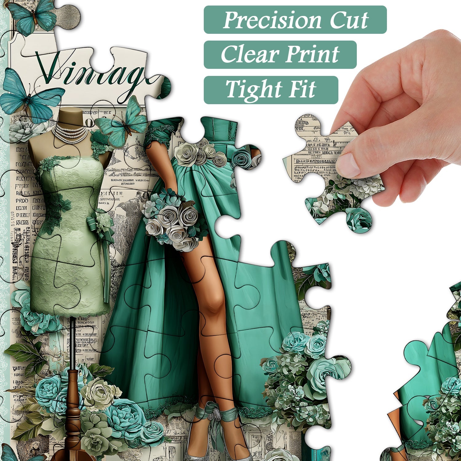 Vintage Elegance Jigsaw Puzzle 1000 Pieces