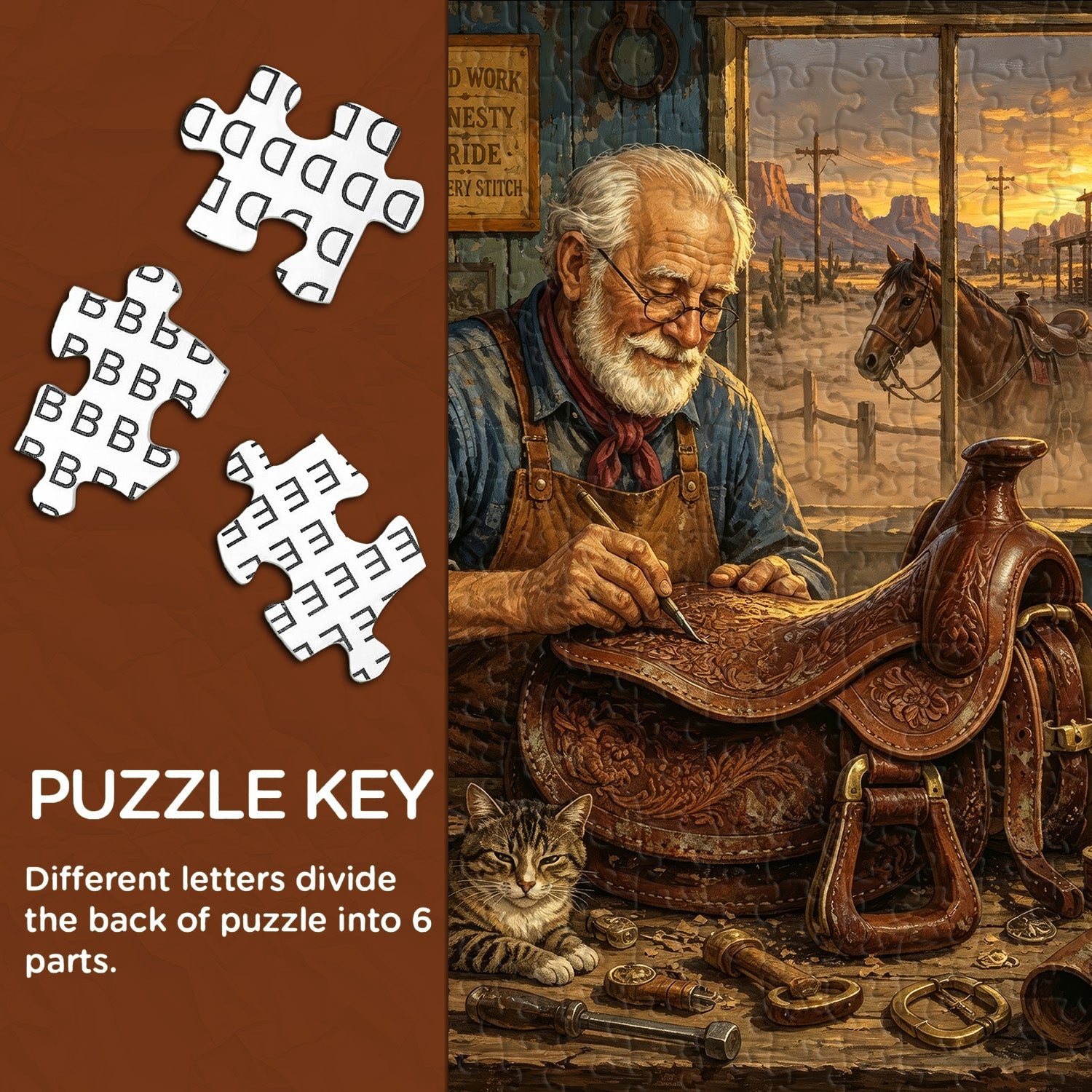 Old West Artisan Jigsaw Puzzle 1000 Piece