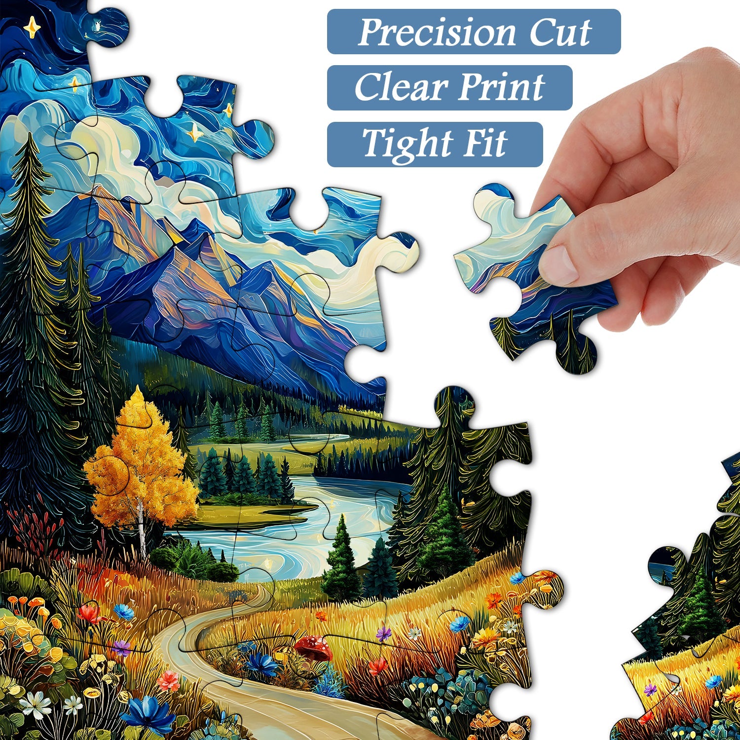 Starlit Valley Jigsaw Puzzle 1000 Pieces