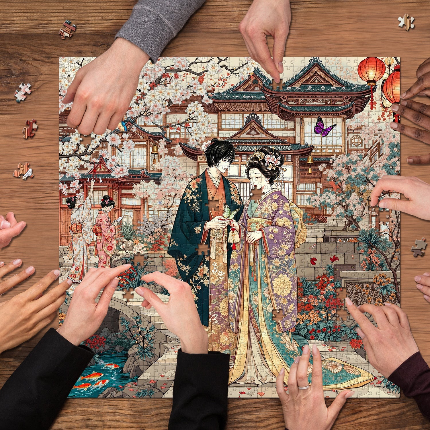 Sakura Lovers Jigsaw Puzzle 1000 Piece
