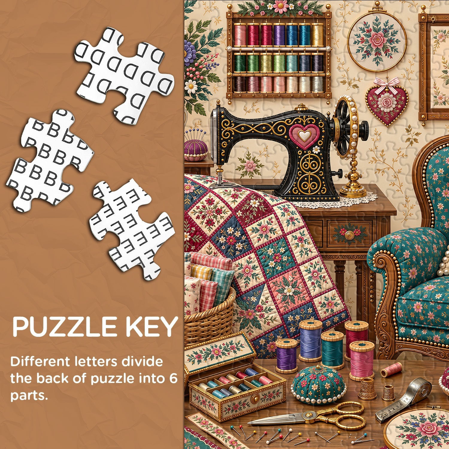 Stitched Memories Jigsaw Puzzle 1000 Piece