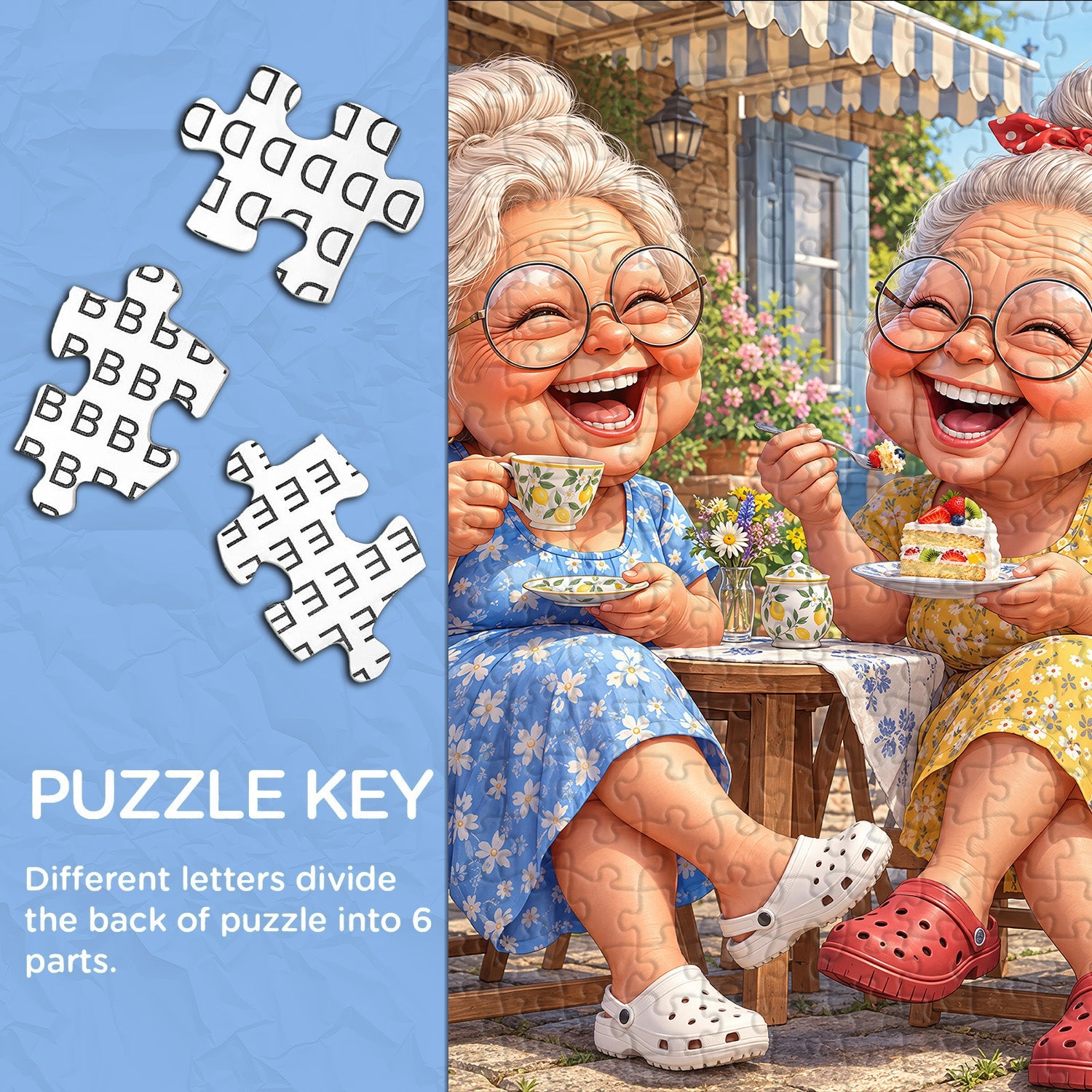 Joyful Grannies Jigsaw Puzzle 1000 Piece