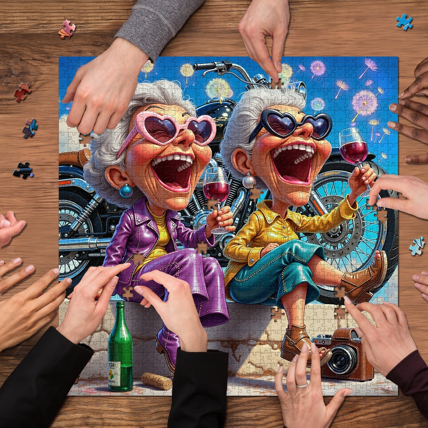 Granny’s Joyride Jigsaw Puzzle 1000 Piece