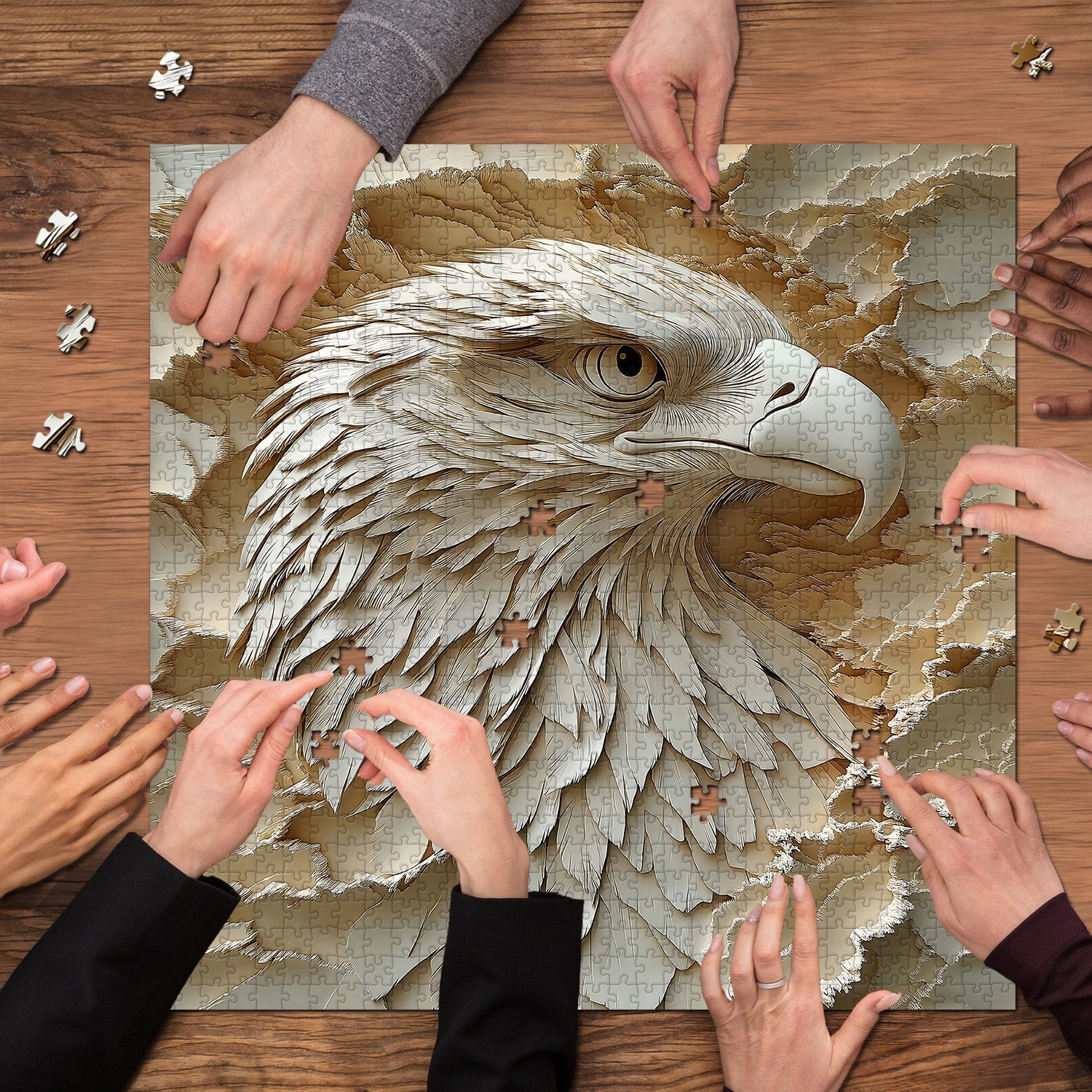 Paper Eagle Jigsaw Puzzle 1000 Pieces