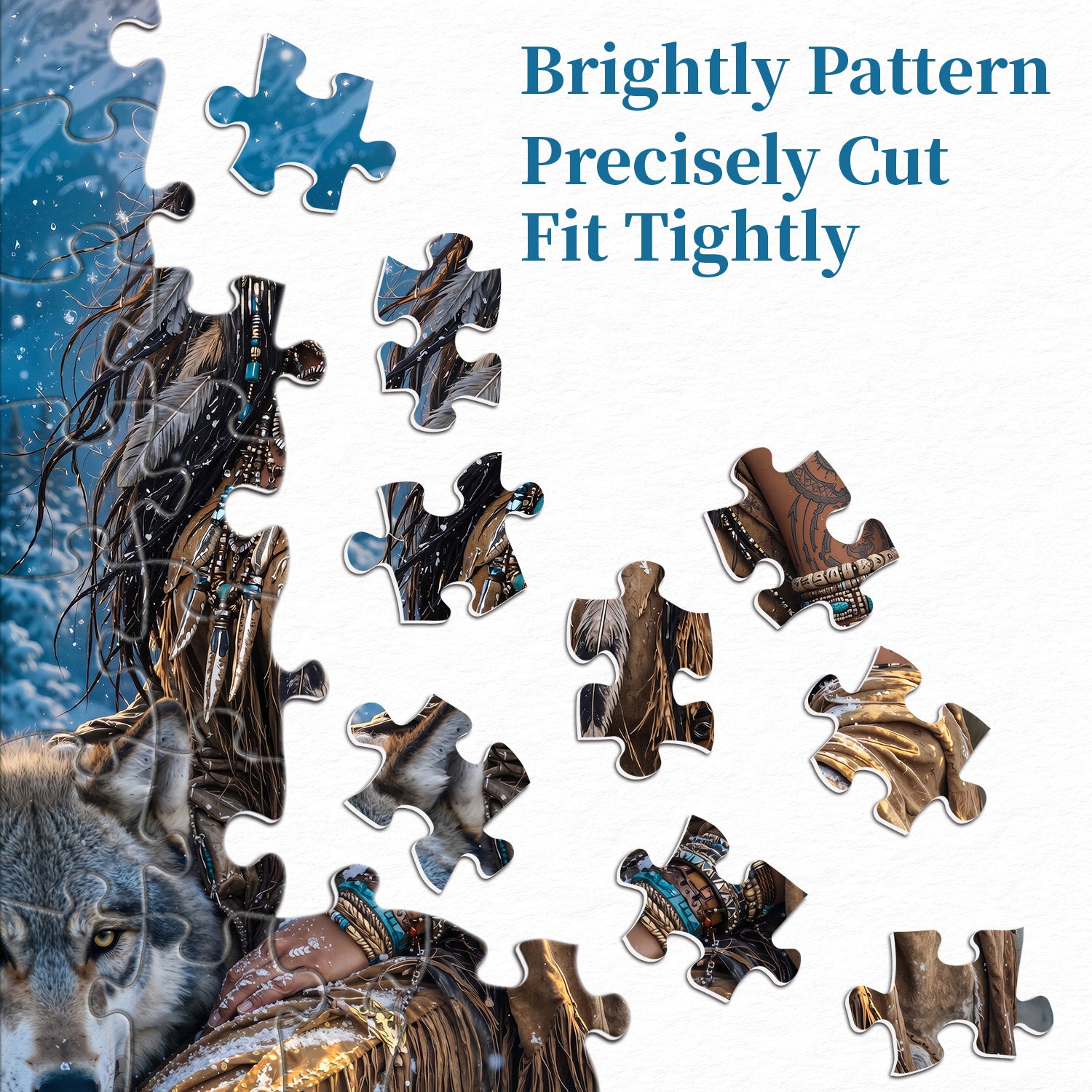 Winter Wolf Soul Jigsaw Puzzle 1000 Piece