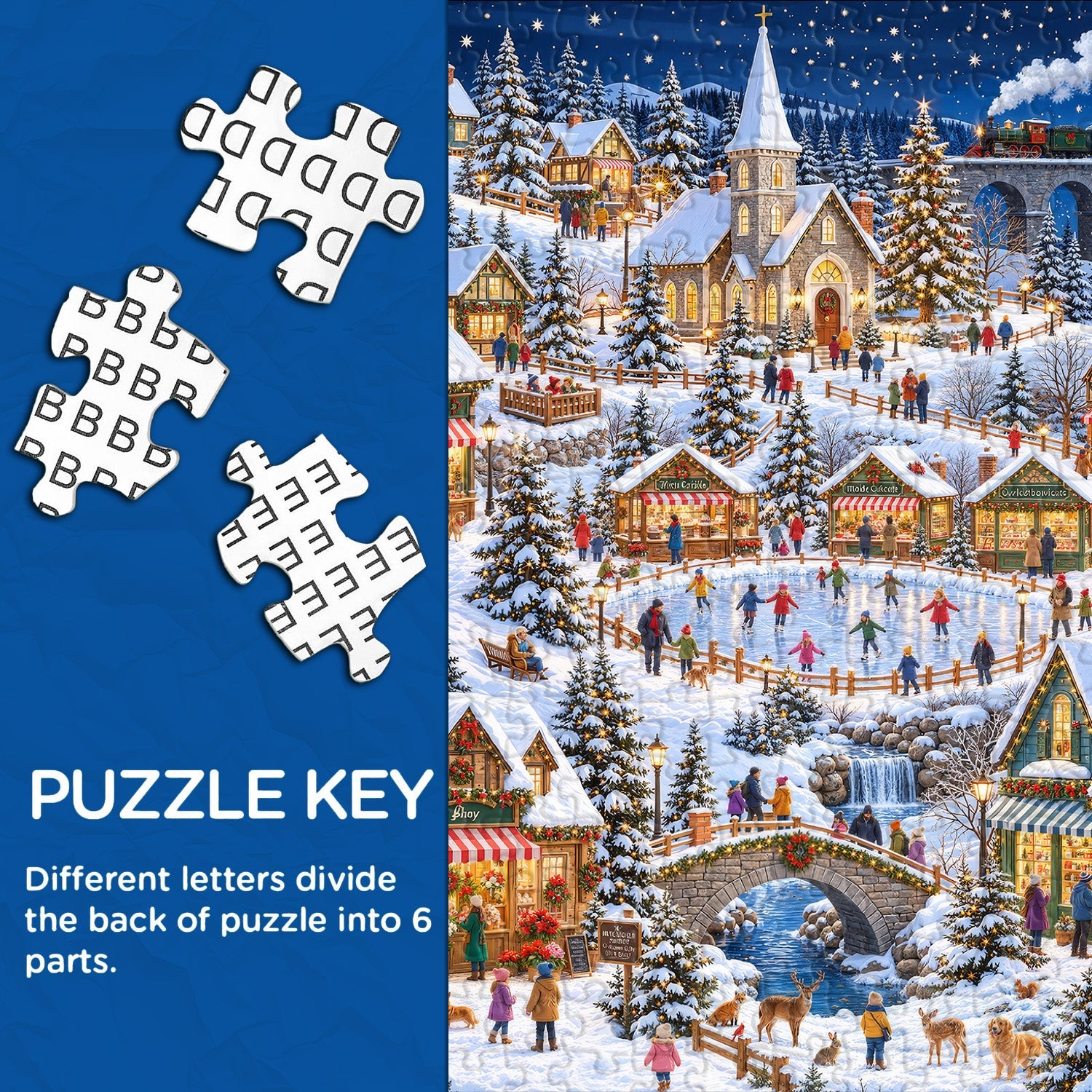 Winter Fest Jigsaw  Puzzle 1000 Piece
