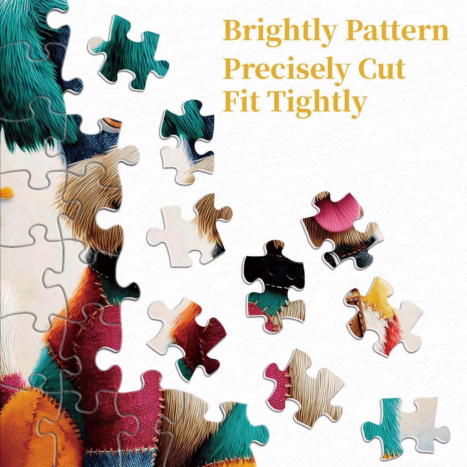 Patchwork Pup Jigsaw Puzzle 1000 Pieces