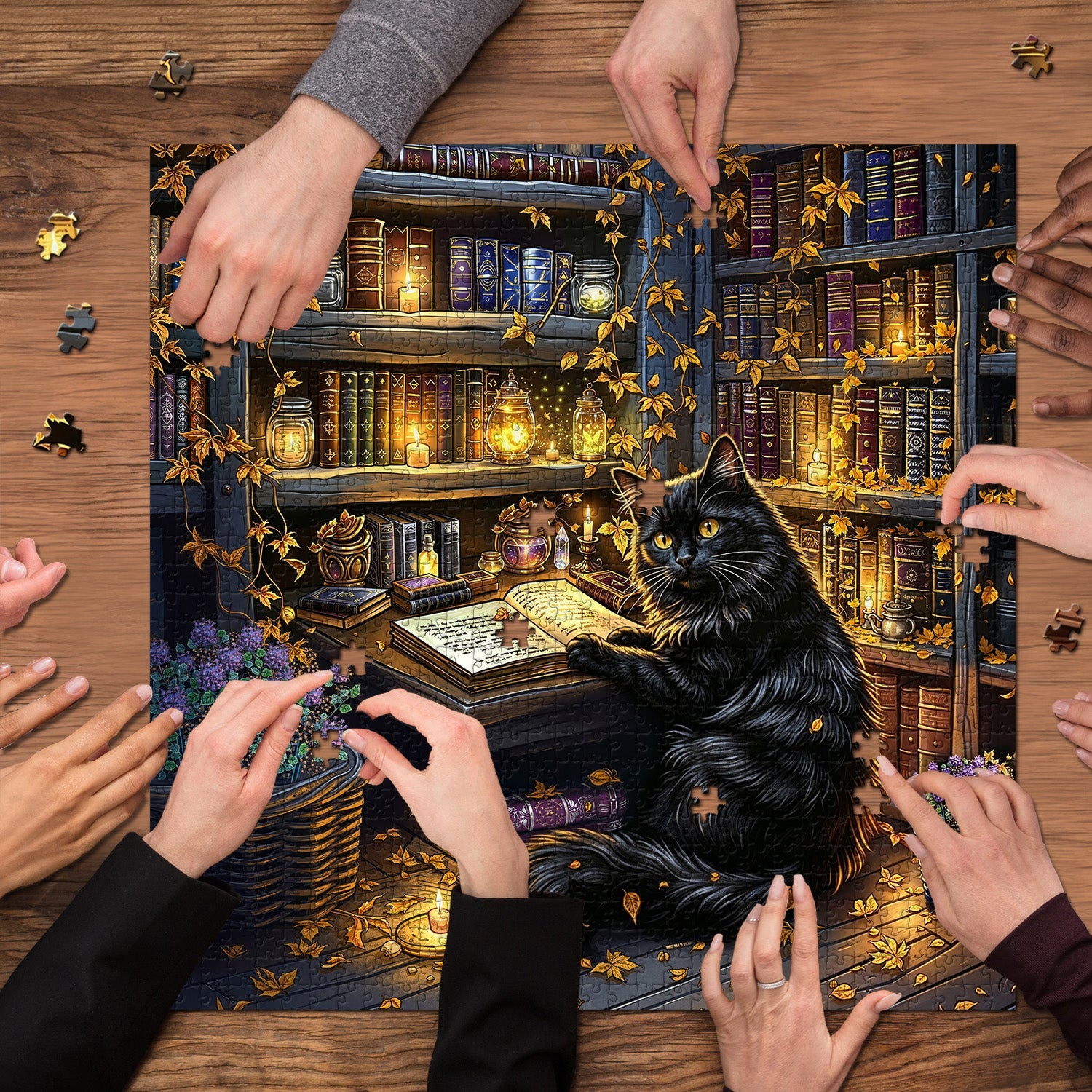 Nocturnal Scholar Jigsaw Puzzle 1000 Piece